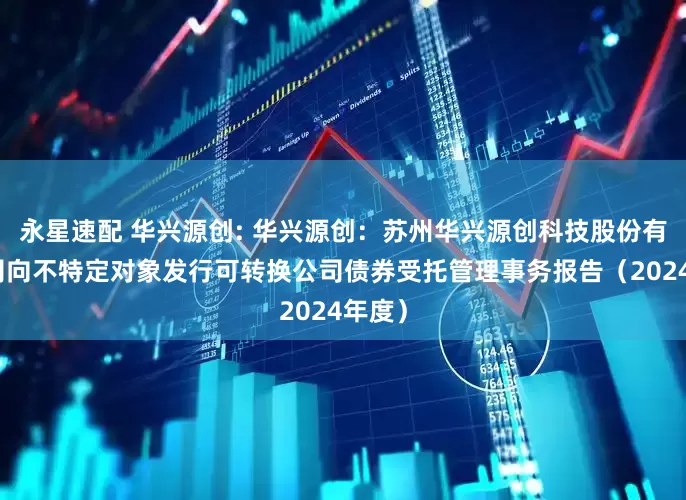 永星速配 华兴源创: 华兴源创:苏州华兴源创科技股份有限公司向不特定对象发行可转换公司债券受托管理事务报告(2024年度)