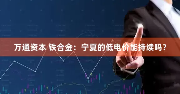 万通资本 铁合金：宁夏的低电价能持续吗？