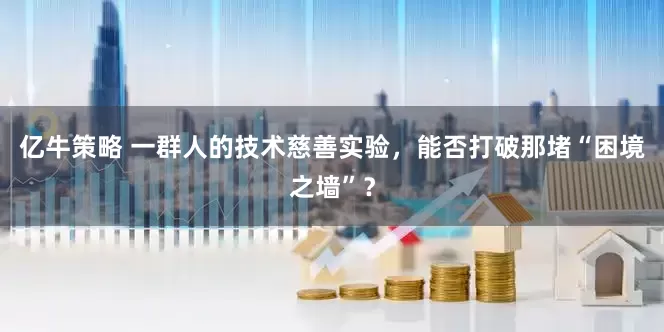 亿牛策略 一群人的技术慈善实验,能否打破那堵“困境之墙”?